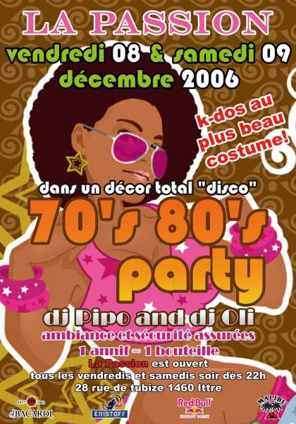Soiree disco 70's-80's
